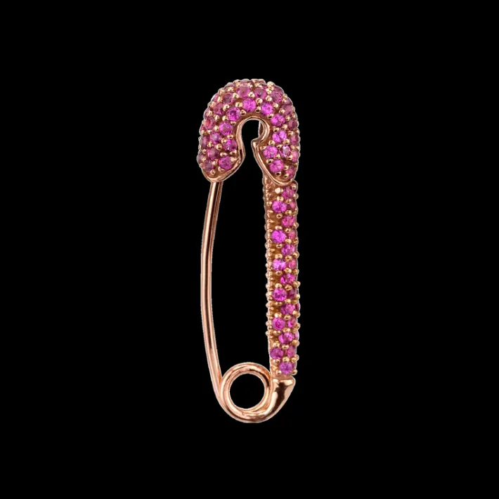 The Last Line Safety Pin Earring