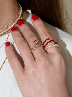 The Last Line Safety Pin Ring