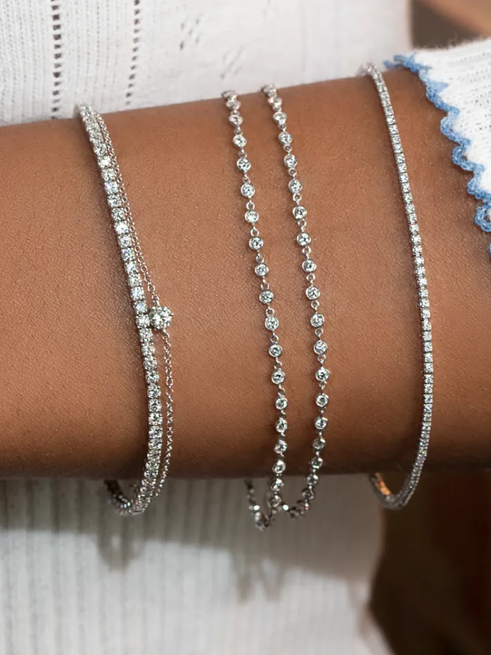 The Last Line Solitaire Chain Bracelet