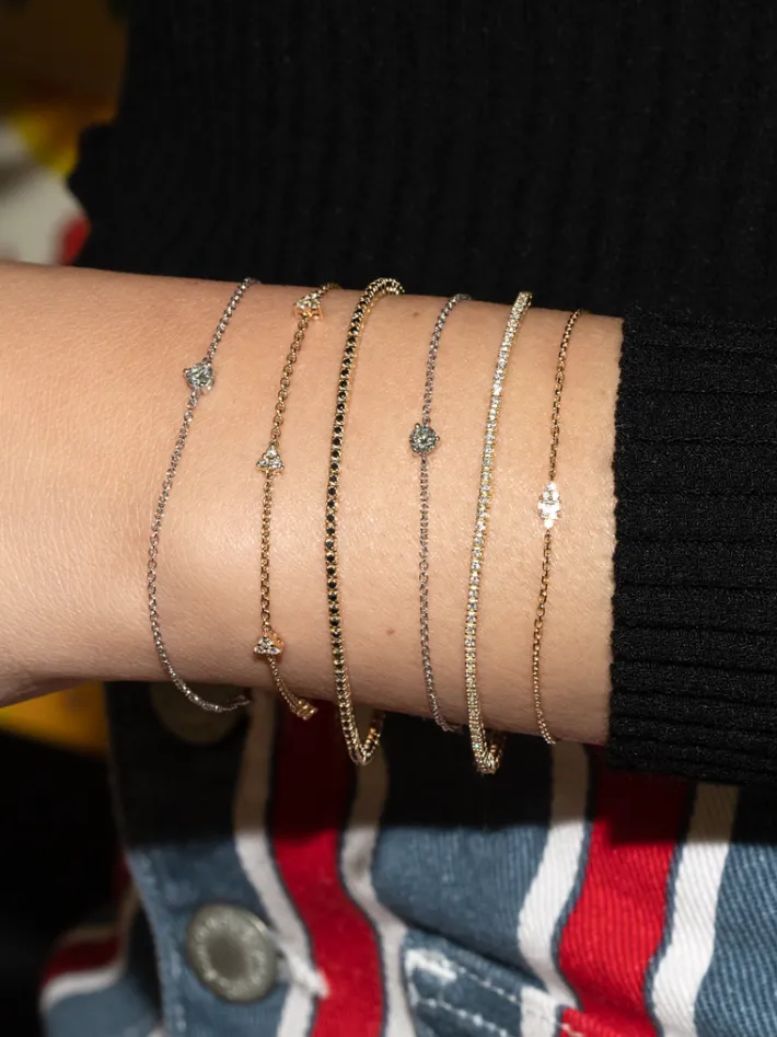 The Last Line Solitaire Chain Bracelet