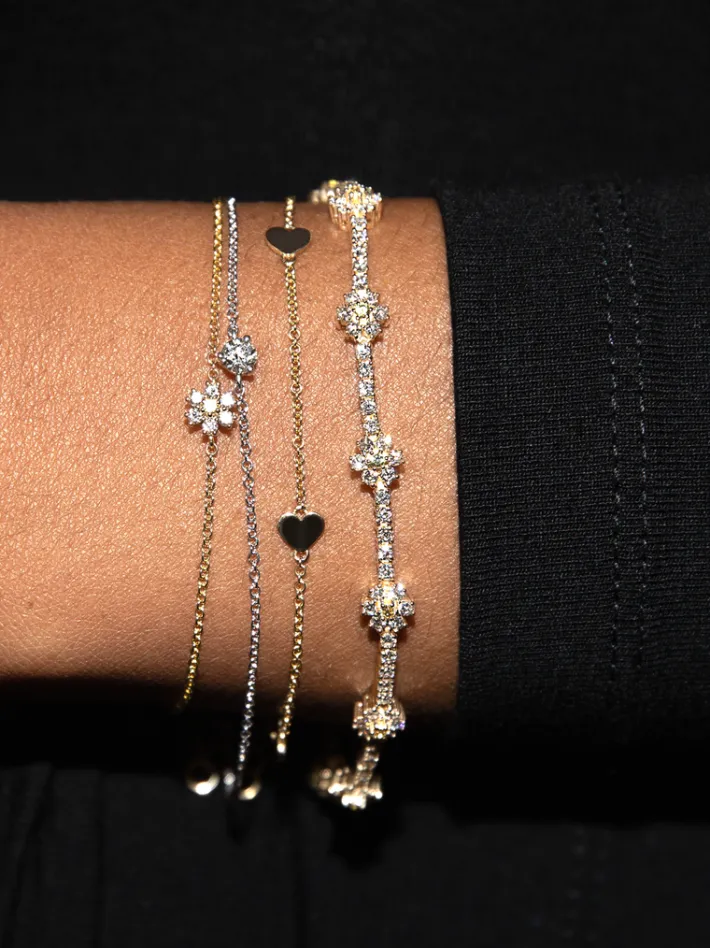 The Last Line Solitaire Chain Bracelet