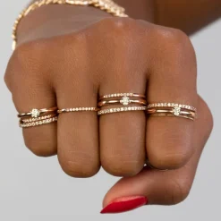 The Last Line Solitaire Ring