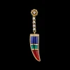 The Last Line Stone Horn Earring