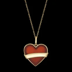 The Last Line Tattoo Heart Pendant