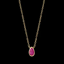 The Last Line Teardrop Necklace