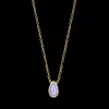 The Last Line Teardrop Necklace