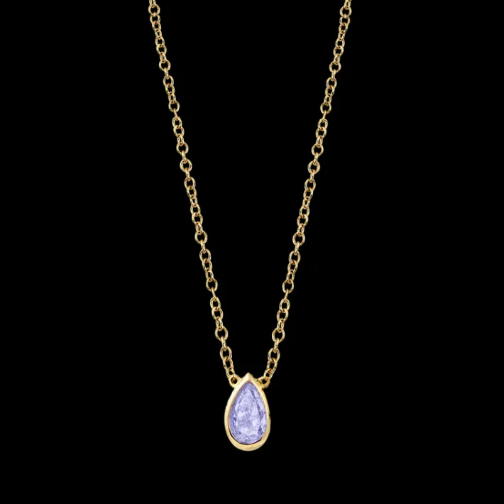 The Last Line Teardrop Necklace