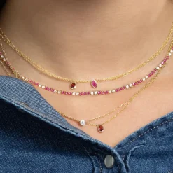The Last Line Teardrop Necklace