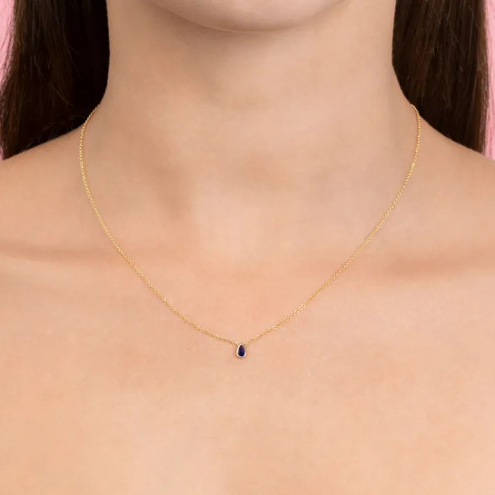 The Last Line Teardrop Necklace
