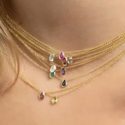The Last Line Teardrop Necklace