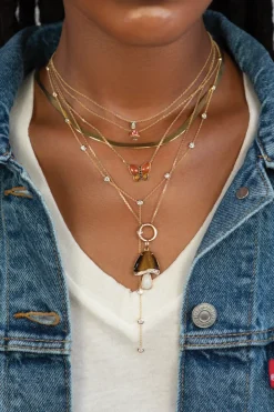 The Last Line Teardrop Necklace