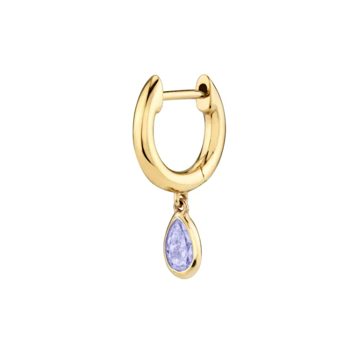 The Last Line Teardrop Slim Hoop