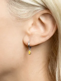 The Last Line Teardrop Slim Hoop