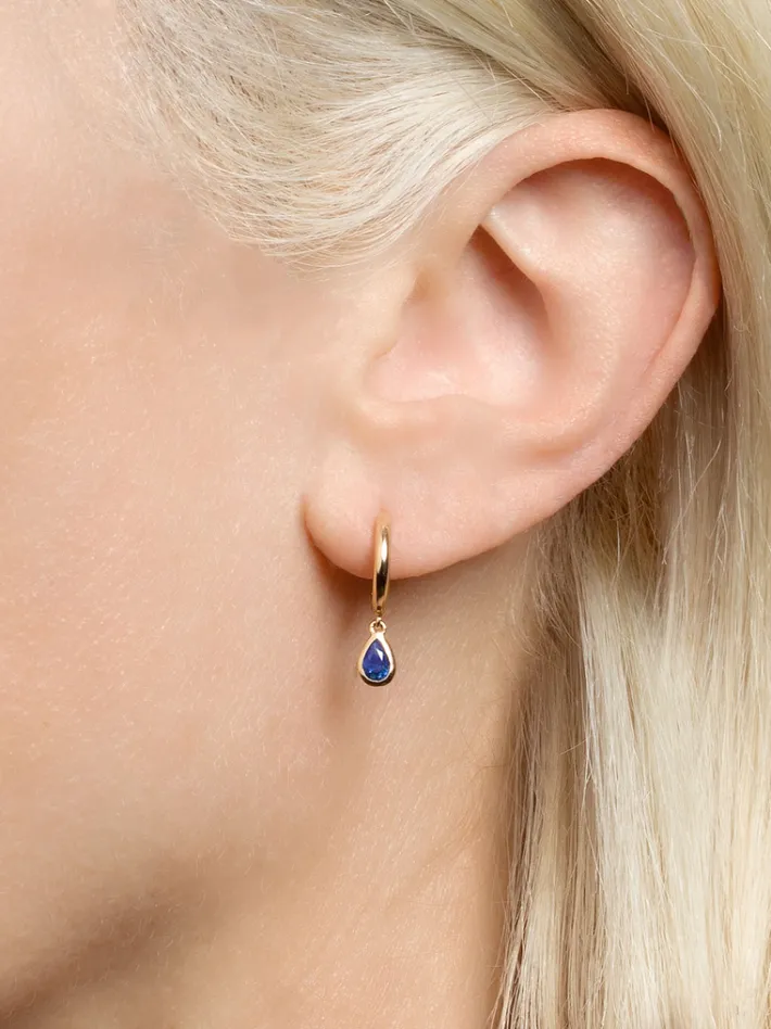 The Last Line Teardrop Slim Hoop