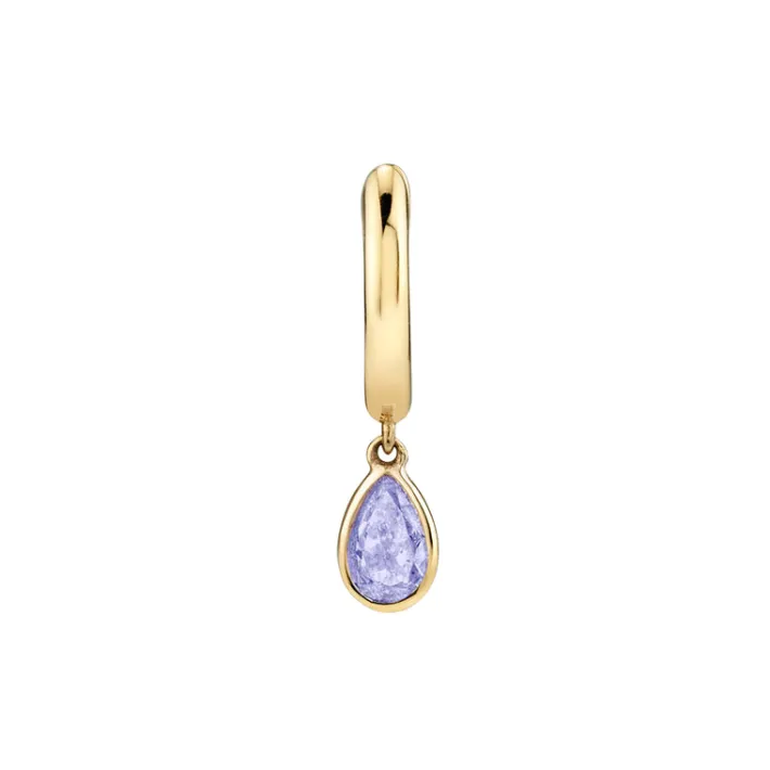 The Last Line Teardrop Slim Hoop