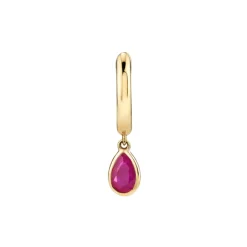 The Last Line Teardrop Slim Hoop