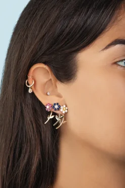 The Last Line Teddy Flower Earring
