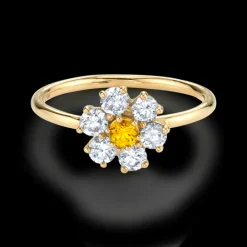 The Last Line Teddy Flower Ring