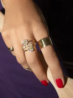 The Last Line Teddy Flower Ring