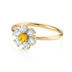 The Last Line Teddy Flower Ring