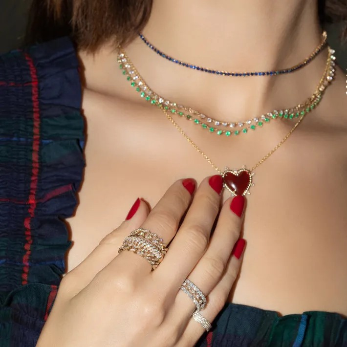 The Last Line Tennis Chain Ring