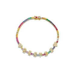 The Last Line The Perfect Personalized Tennis Bracelet