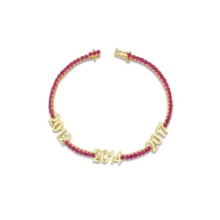 The Last Line The Perfect Personalized Tennis Bracelet