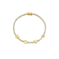 The Last Line The Perfect Personalized Tennis Bracelet