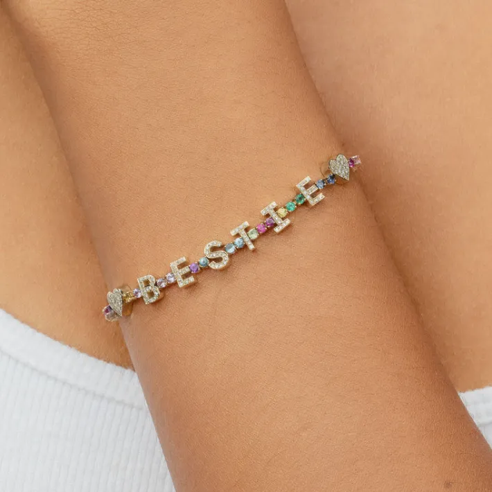 The Last Line The Perfect Personalized Tennis Bracelet