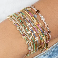 The Last Line The Perfect Personalized Tennis Bracelet