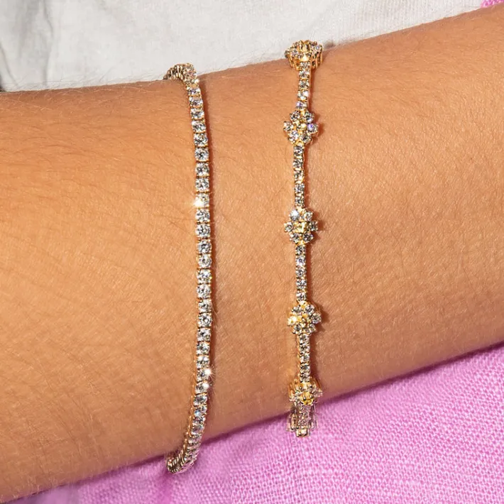 The Last Line The Perfect Personalized Tennis Bracelet
