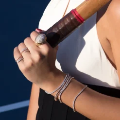 The Last Line The Perfect Personalized Tennis Bracelet