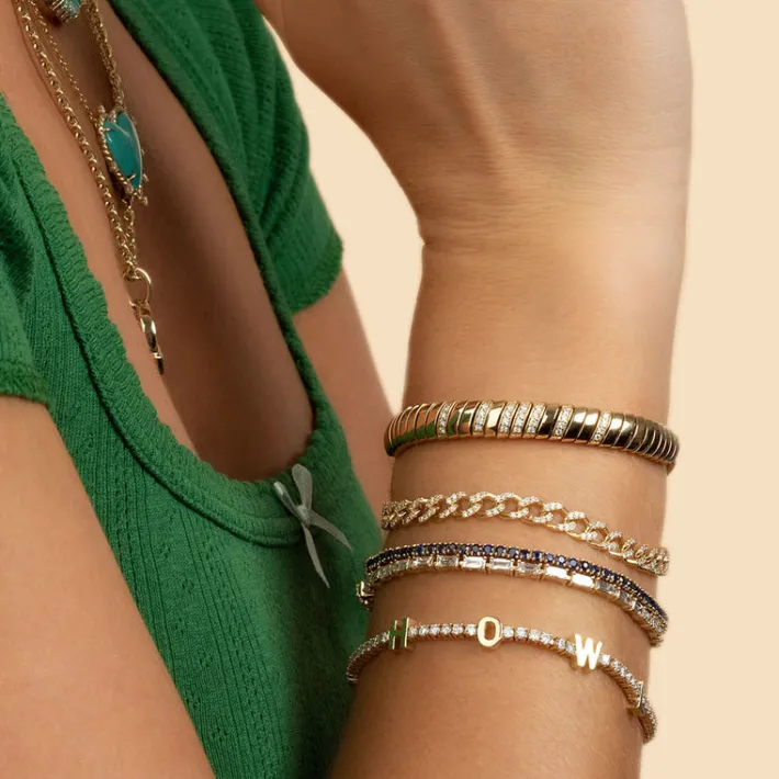 The Last Line The Perfect Personalized Tennis Bracelet