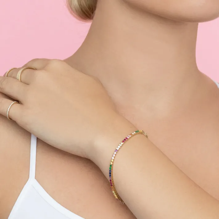The Last Line The Perfect Personalized Tennis Bracelet