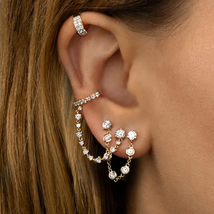 The Last Line Top Of Ear Cuff