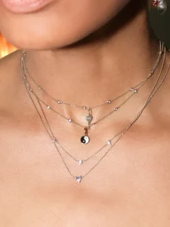 The Last Line Triple Bestie Birthday Cake Necklace