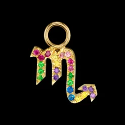 The Last Line Zodiac Hoop Earring Charm