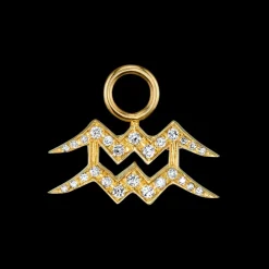 The Last Line Zodiac Hoop Earring Charm