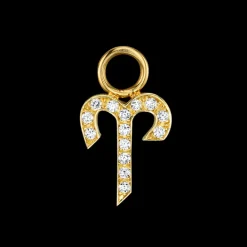 The Last Line Zodiac Hoop Earring Charm