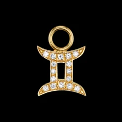 The Last Line Zodiac Hoop Earring Charm